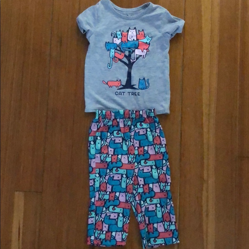 Girls pajamas cat and jack, cat tree